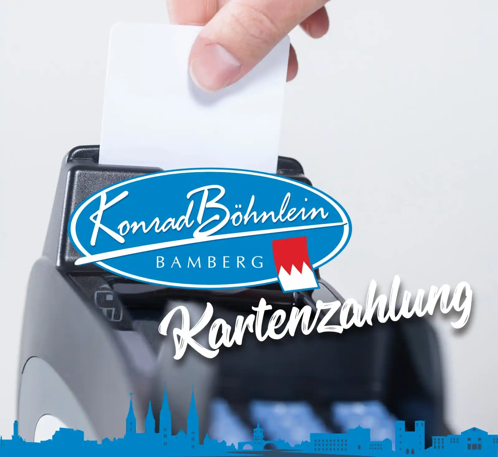 Image from Konrad Böhnlein GmbH: 💳 Kartenzahlung? Na klar – bequem, schnell & hygienisch! 🏪✨ Ihr kön...