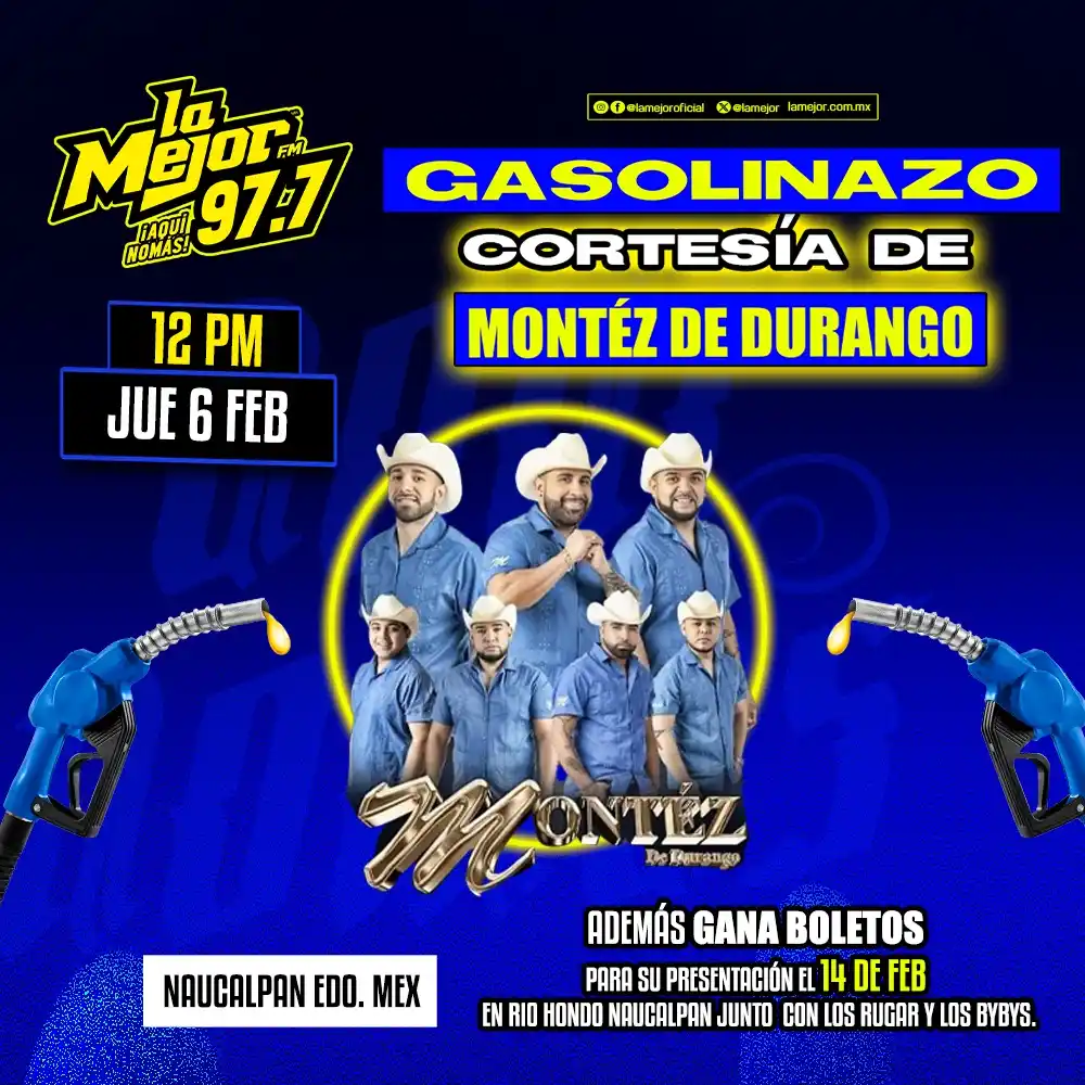 Image from La Mejor 97.7 FM: <a class="text-blue-500 hover:underline cursor-pointer" href="/hashtag...