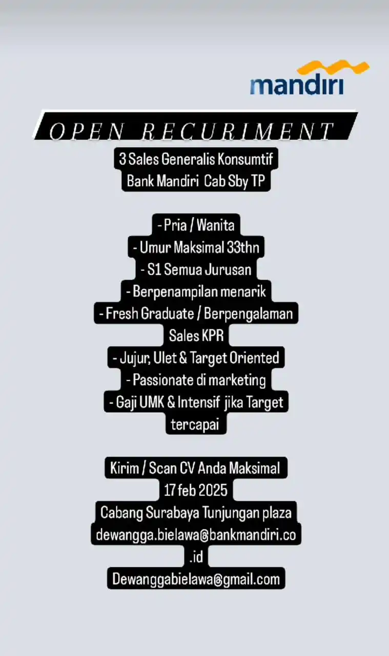 Channel Loker lowongan kerja post