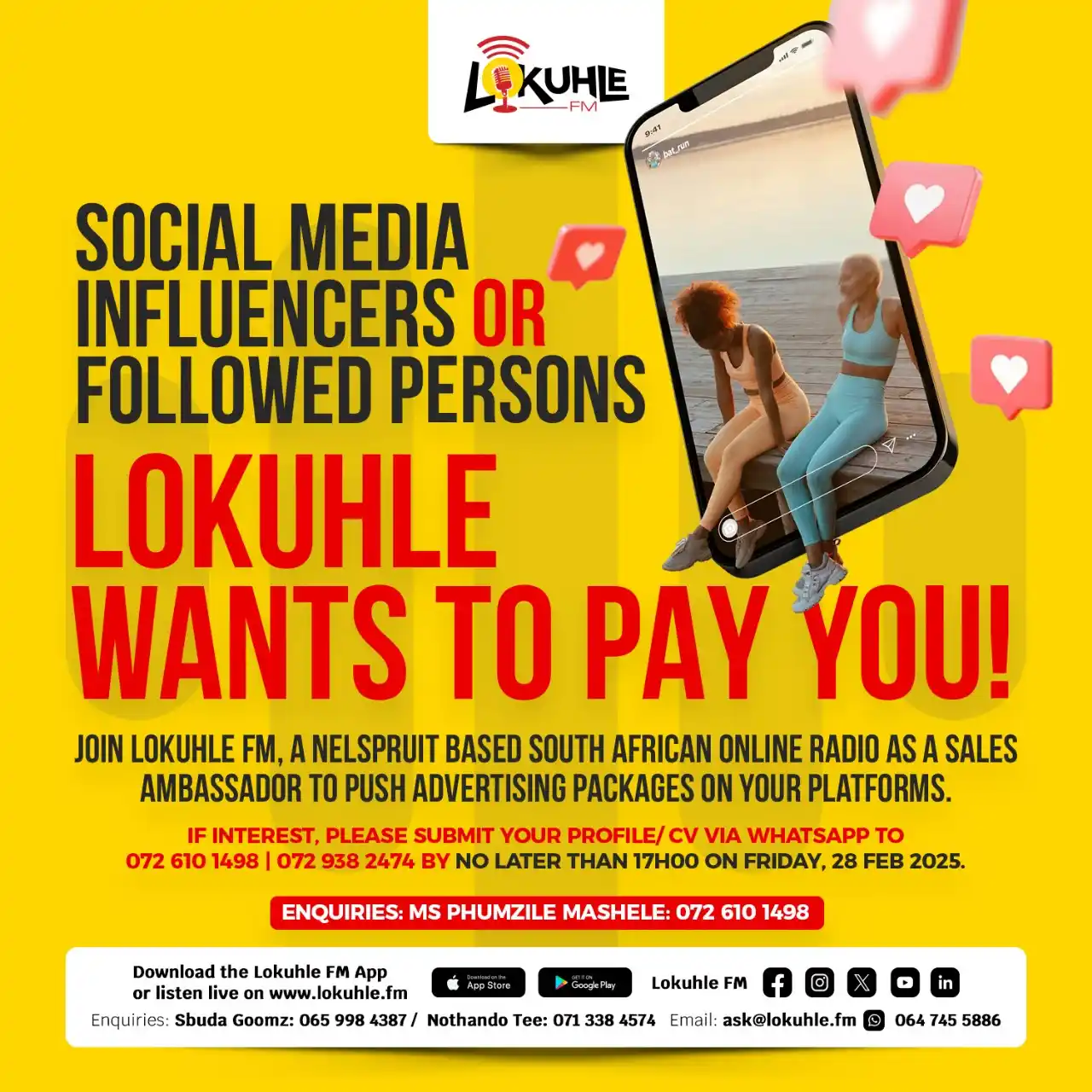 Lokuhle FM post