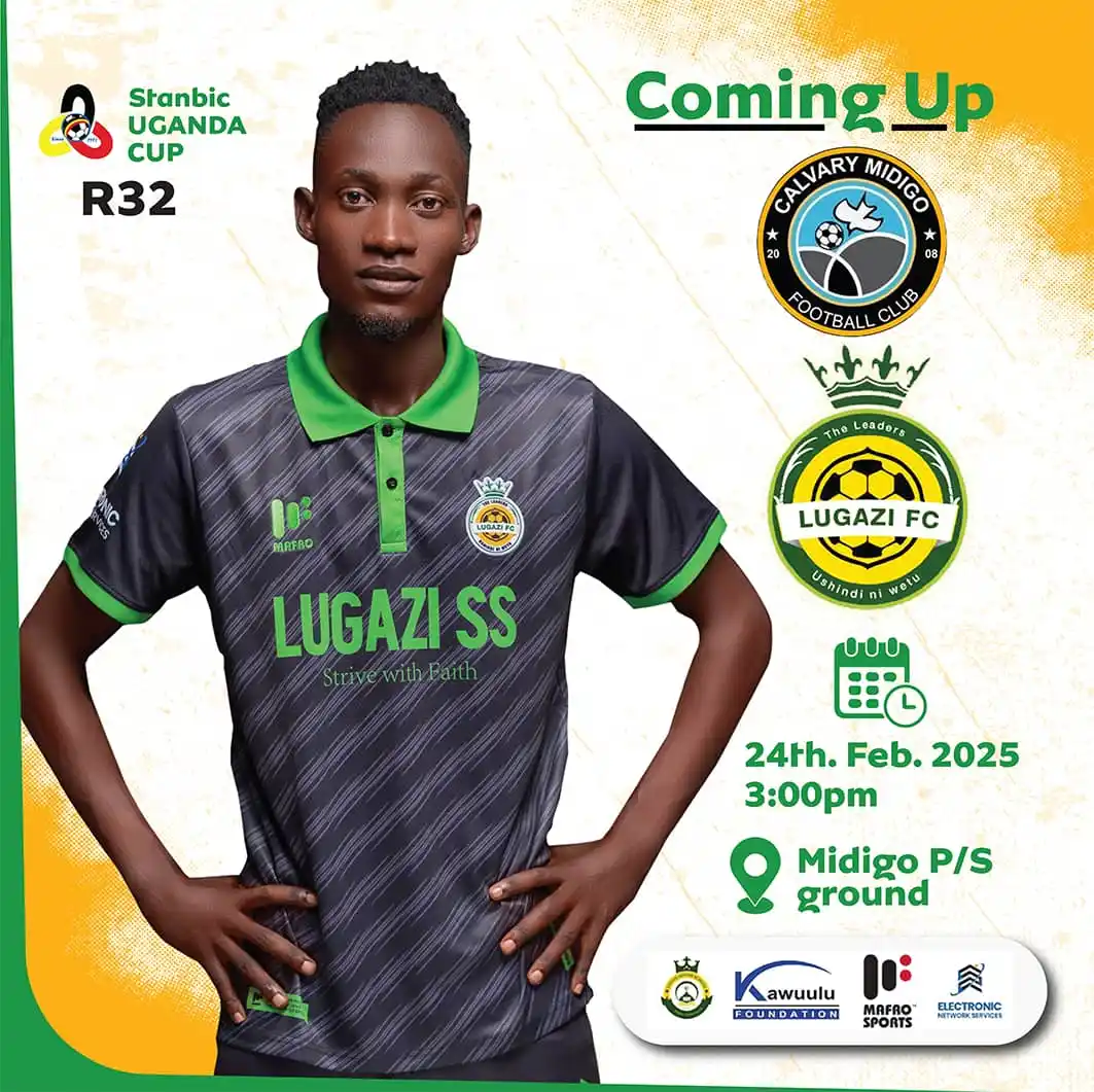 Image from Lugazi FC: 🏆| We play our Stanbic Uganda Cup round of 32 match away to Calvary o...