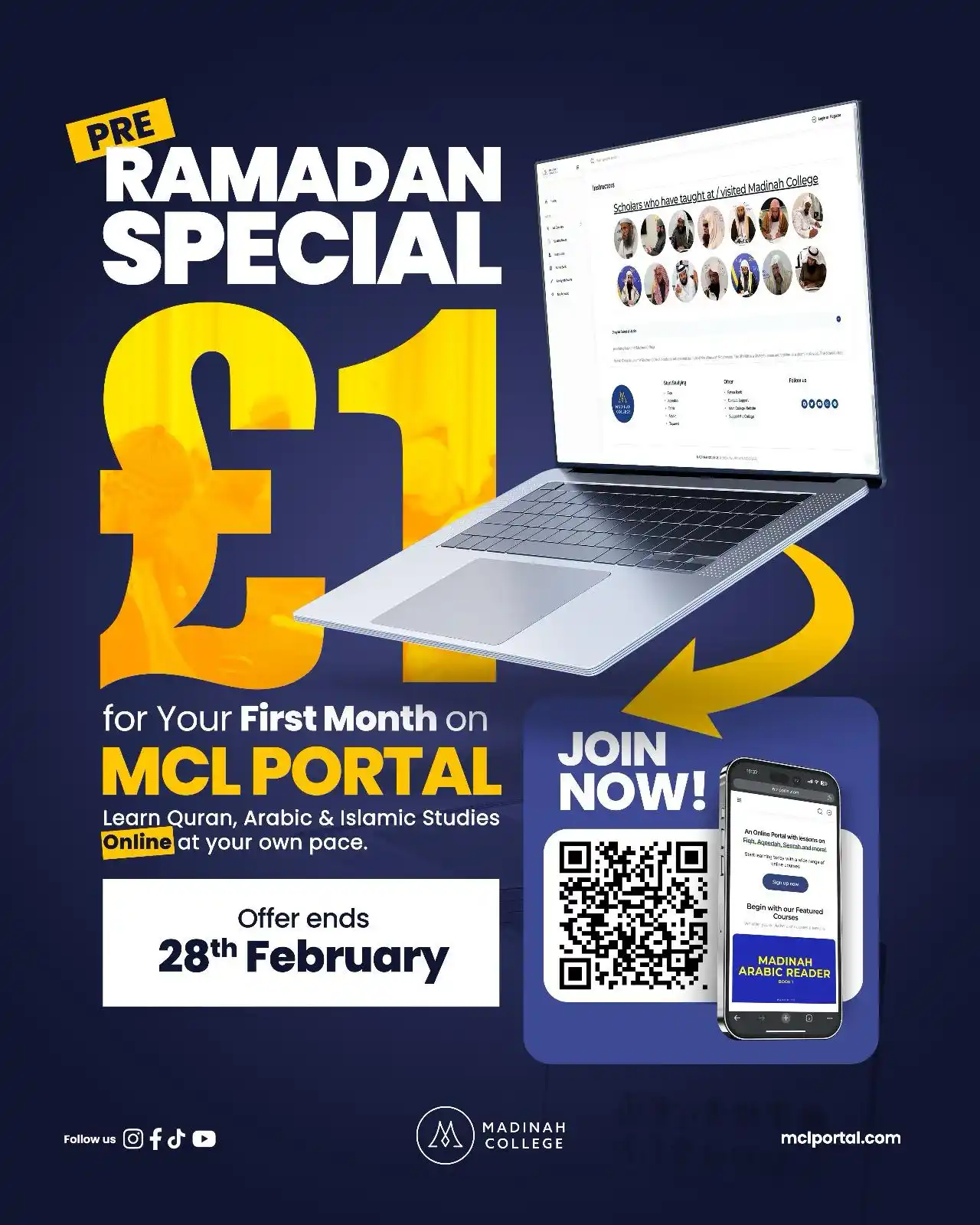 Madinah College London post