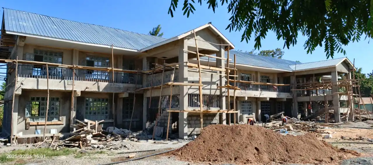 Image from πππ«π² πππ’π§π π’ ππ: The construction of Wang'uru Primary School is progressing well, and s...