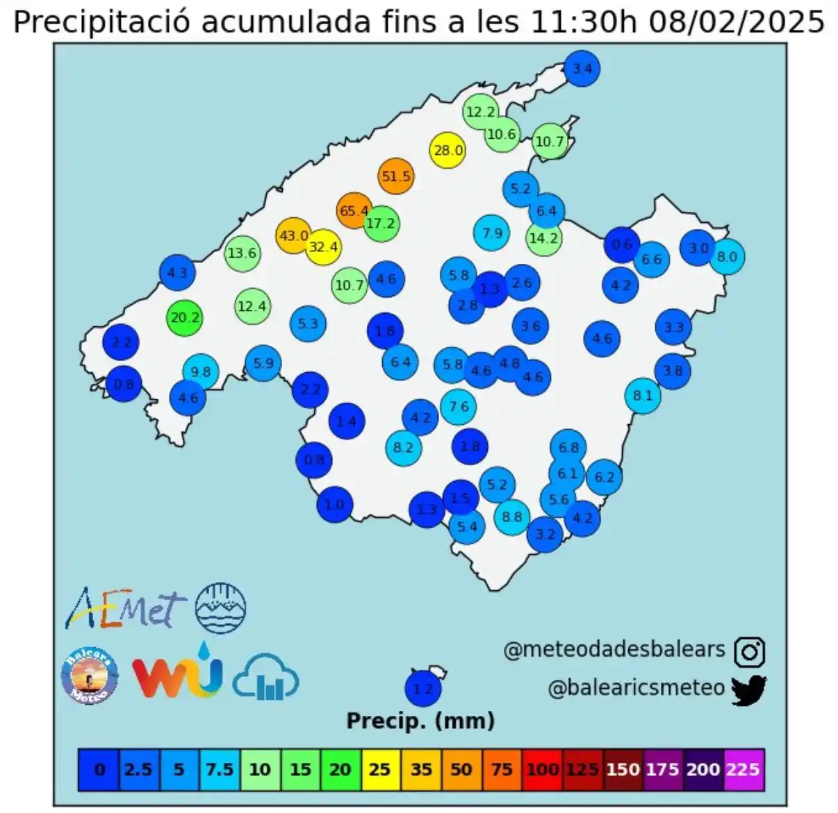 METEO DE LES ILLES post