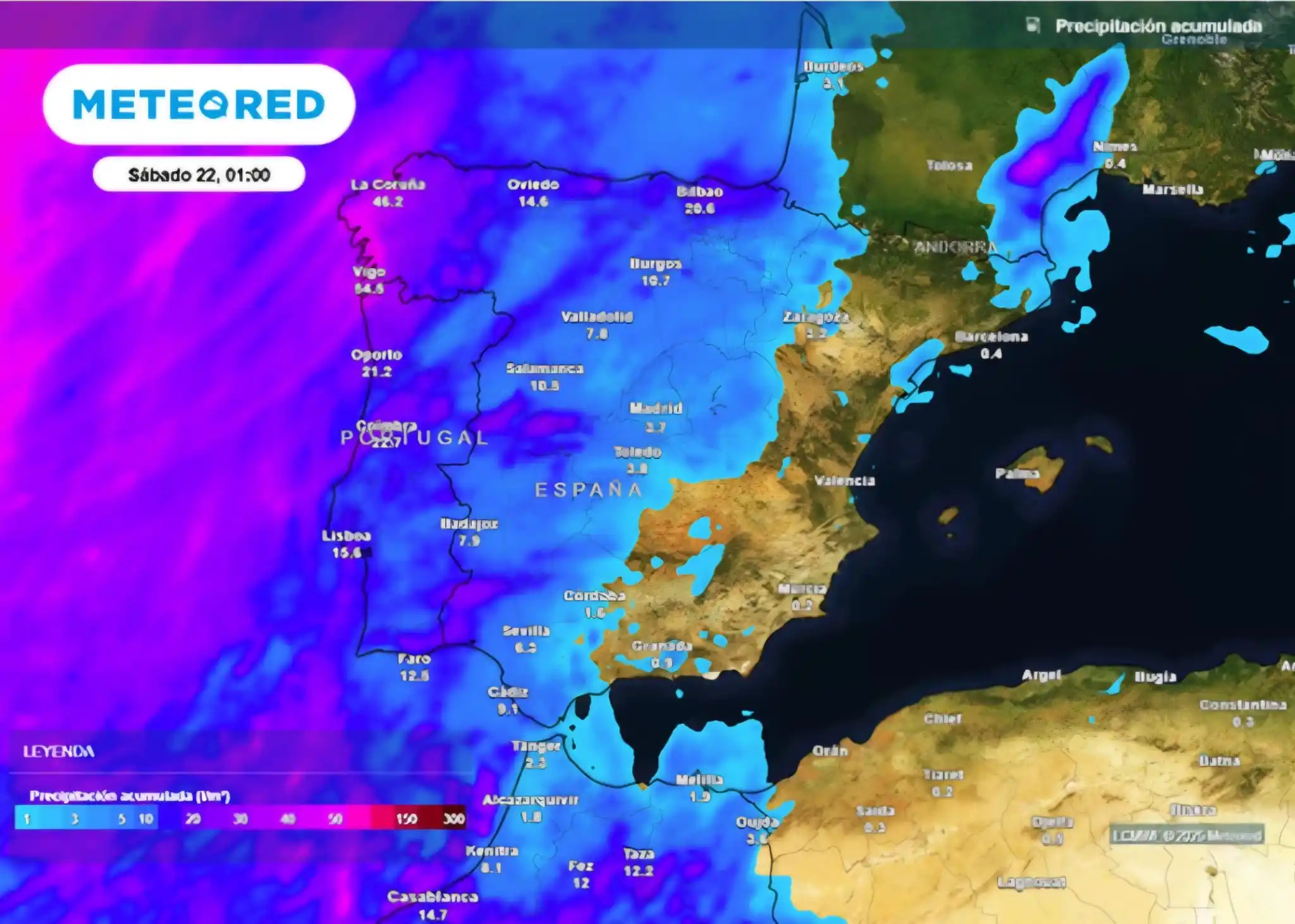 Meteored España post