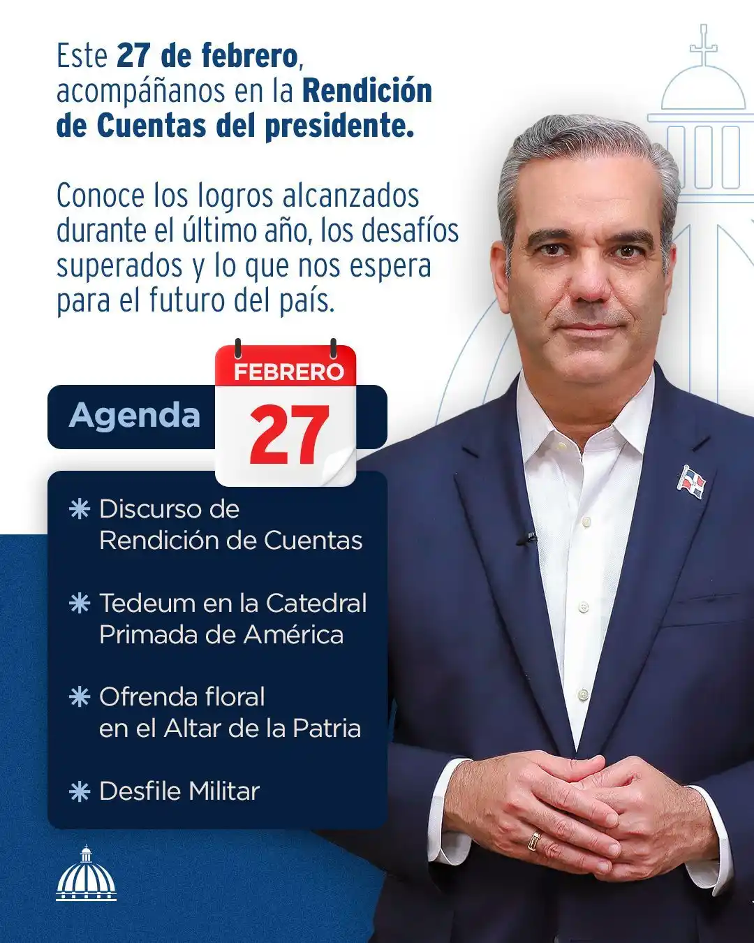 Image from Metro de Santo Domingo: ¡Un año de avances y un futuro de oportunidades! Este 27 de febrero, ...