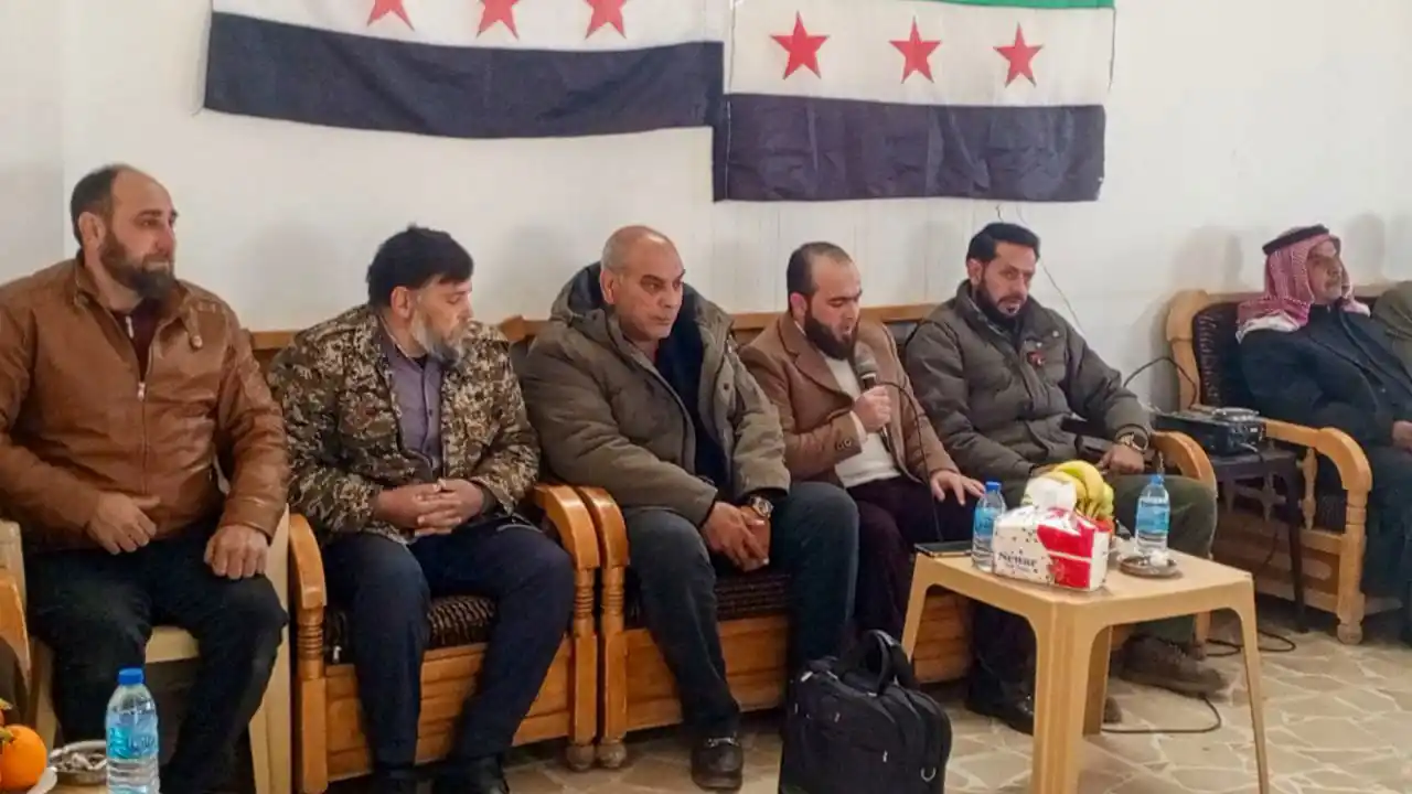 Image from محافظة حماة: زيارة الأستاذ يونس الفارس "أبو اليمان"، مدير منطقة صوران وريفها الشمال...