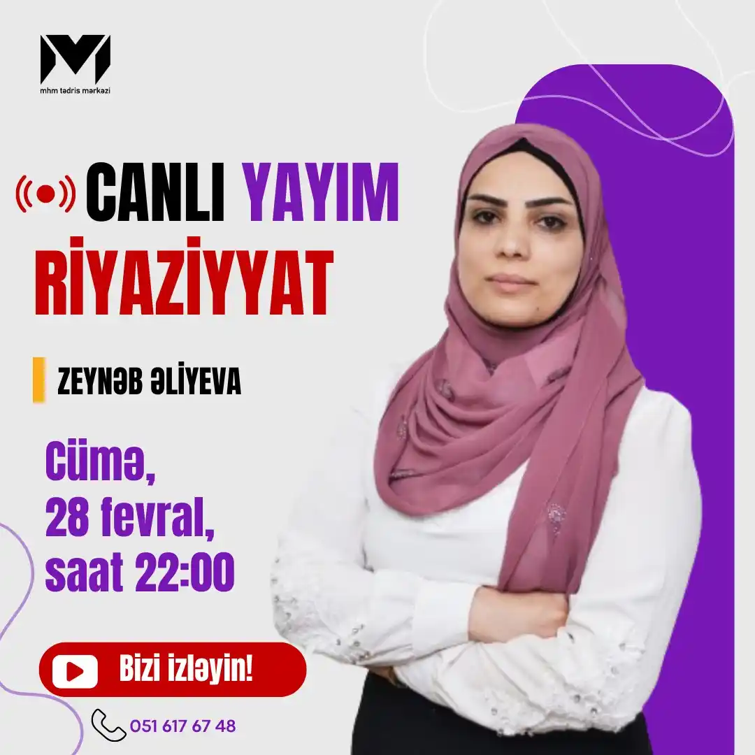 Image from MHM Abituriyent Şöbəsi: 📣 BURAXILIŞ imtahanına hazırlaşan abituriyentlər! Sizlər üçün YouTube...