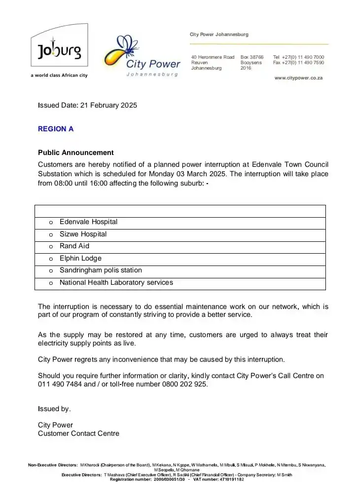Image from Midrand SDC Outage Updates: <a class="text-blue-500 hover:underline cursor-pointer" href="/hashtag...