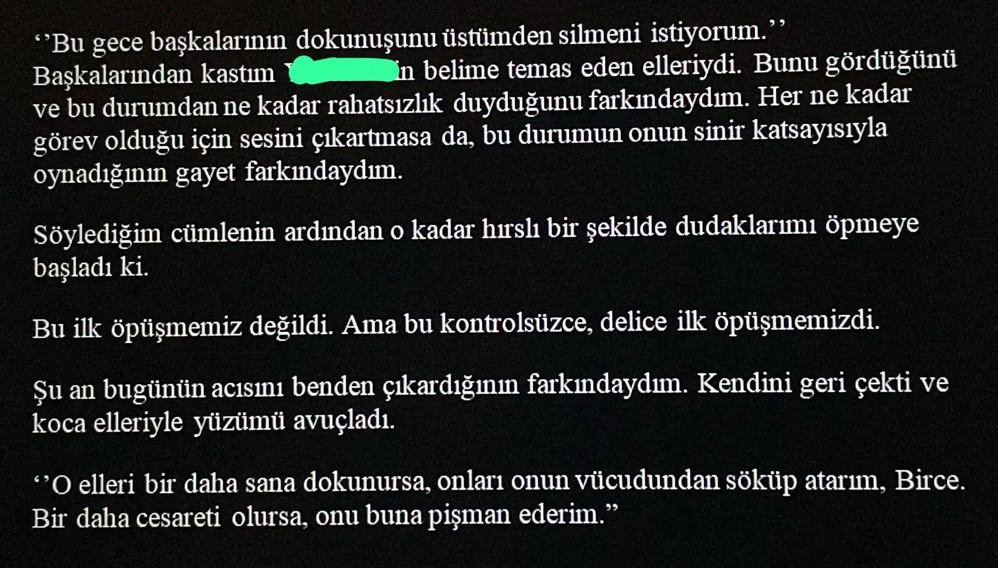 Image from berf ile sohbet 💓: kıskanç bir Onat yazmak ve okumak ❤️🔥...