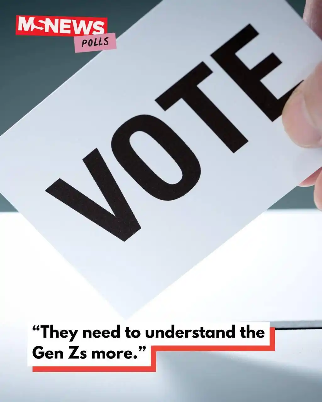 Image from MS News: *MS Polls: 94% of respondents don’t care which party they’re voting fo...