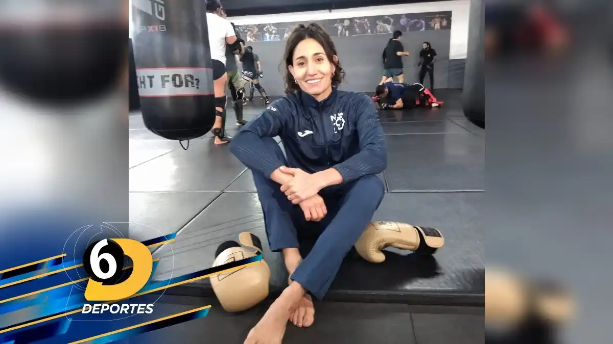 Image from Multimedios Deportes : ¡Orgullo regio! 👏 Laura Burgos, neolonesa campeona de muaythai, busc...