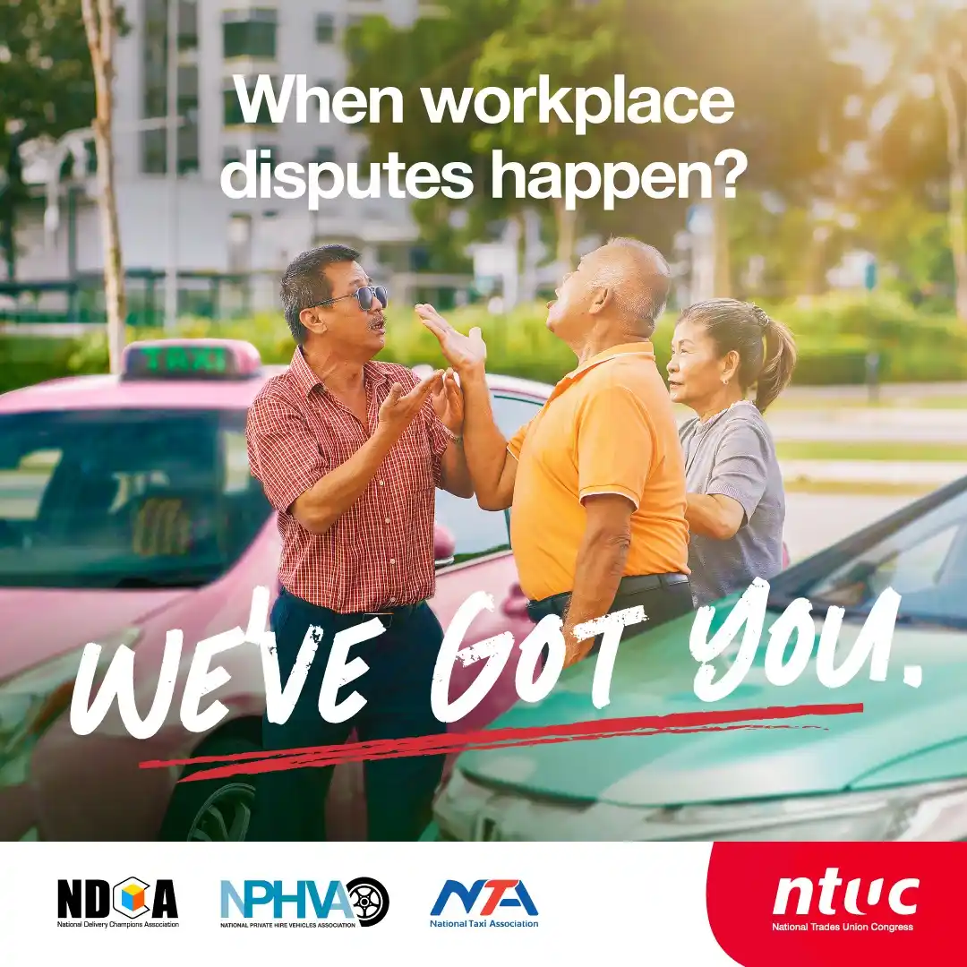Image from NDCA - National Delivery Champions Association: Good news, Platform Workers! As an NTUC member, you get stronger supp...