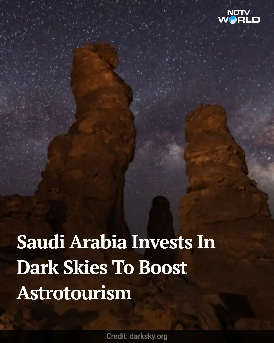 Image from NDTV WORLD: Astrotourism has gained popularity worldwide, with countries prioritis...