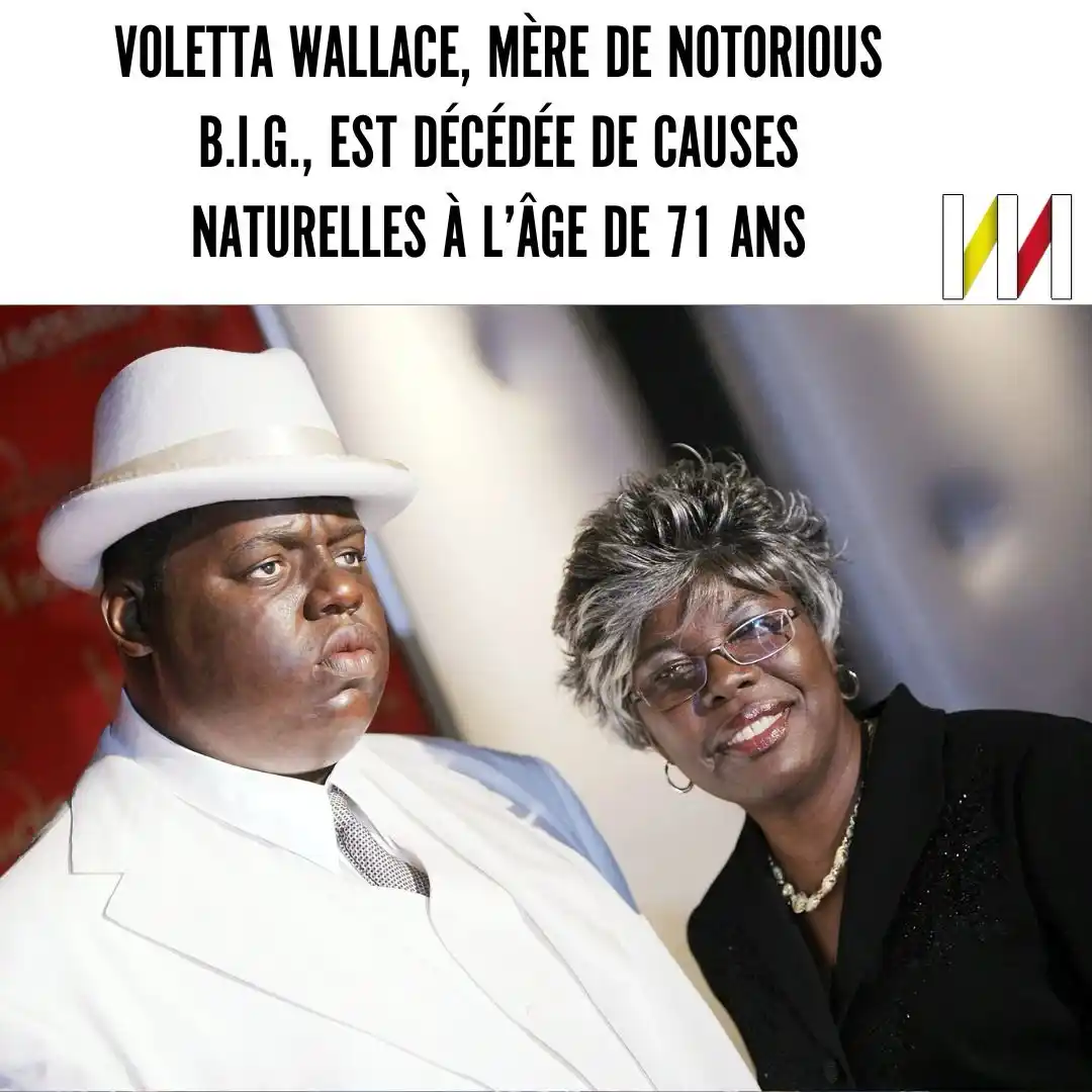 Image from NN: Voletta Wallace, mère de Notorious B.I.G., s’est éteinte à l’âge de 71...