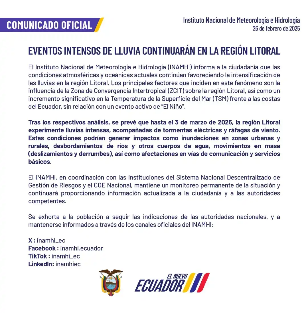 Image from NotiDiario Ecuador: <a class="text-blue-500 hover:underline cursor-pointer" href="/hashtag...