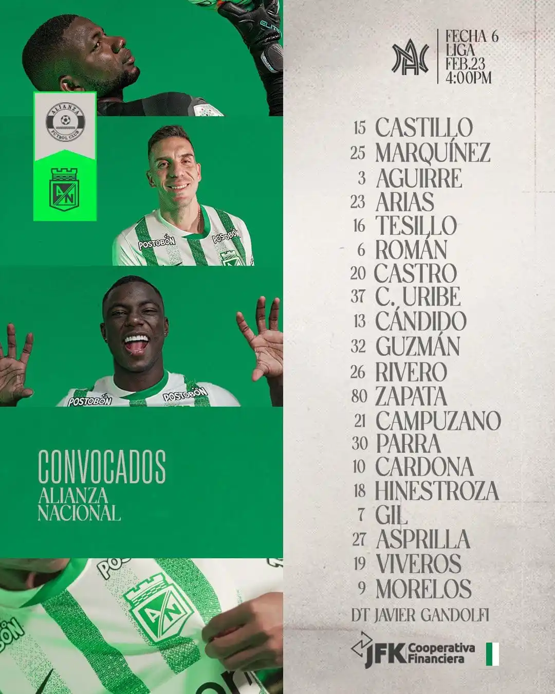 NOVEDADES DEPORTIVAS post