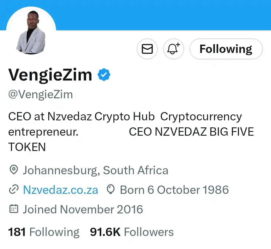 Nzvedaz Crypto Hub post