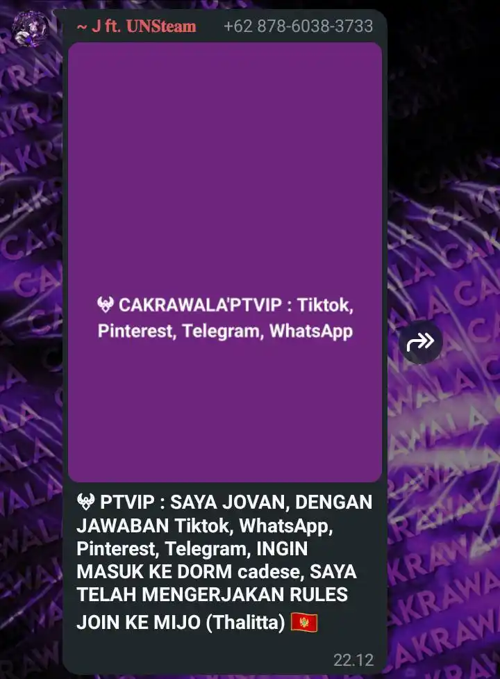 Image from OFC CAKRAWALA 🇲🇪: ㅤ *“ 𖤍 : 𝐆 ──* anjay, jawabannya lengkap. congratulations, jawa...
