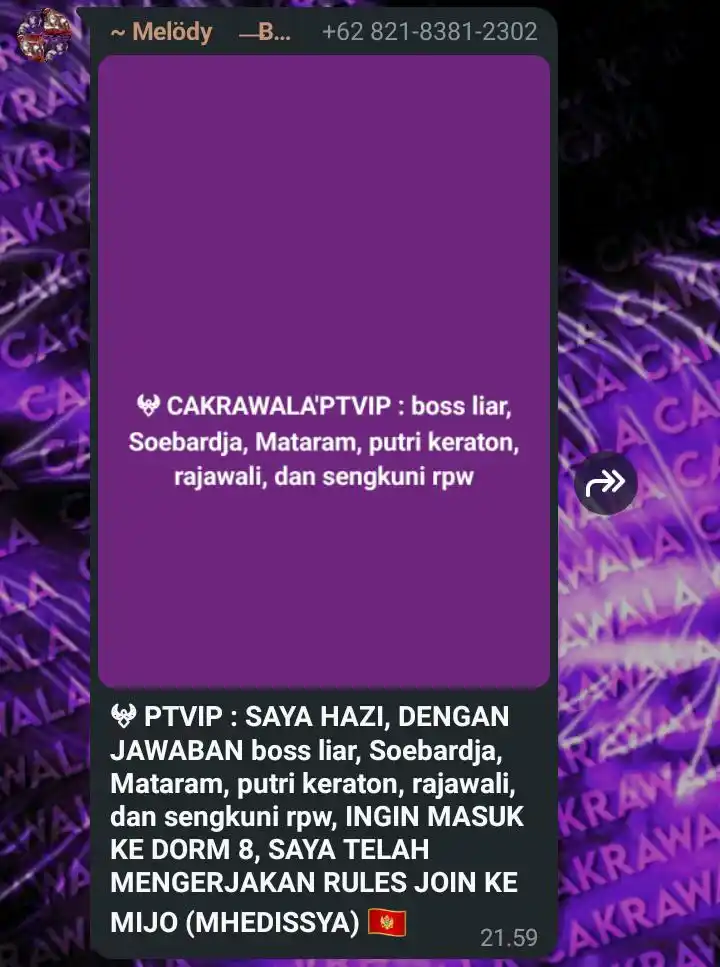 OFC CAKRAWALA 🇲🇪 post