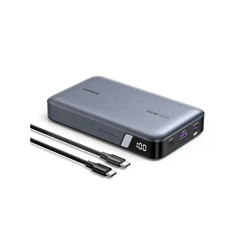 Image from Offerte Tech by Telefonino.net: 👀 UGREEN Nexode 100W Power Bank 20000mAh, Caricatore Portatile con 3 ...