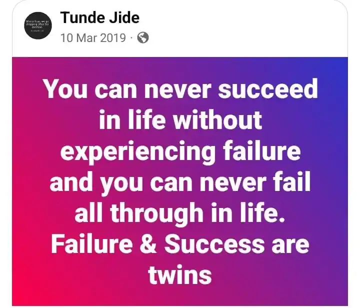 Olajide B.O.Y. Platform post