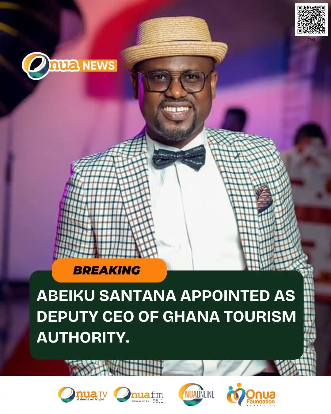 Image from OnuaOnline: Abeiku Santana appointed as CEO of Ghana Tourism Authority <a class="...