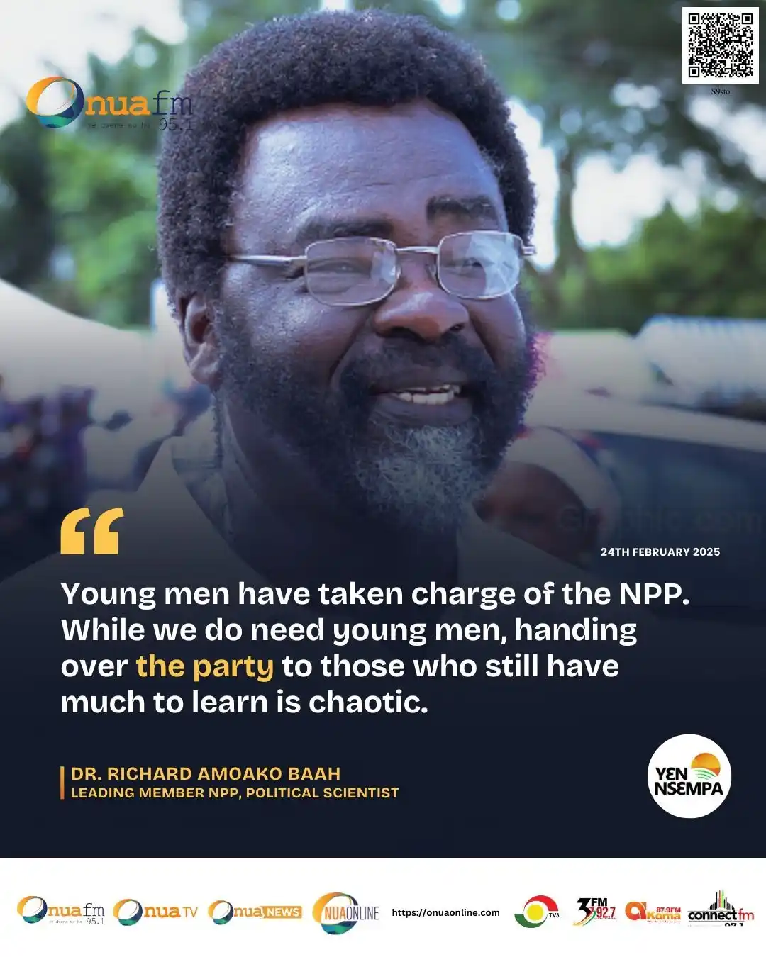 Image from OnuaOnline: Young men have taken charge of the NPP. While we do need young men, ha...
