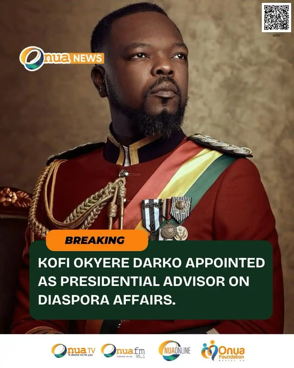 Image from OnuaOnline: Kofi Okyere Darko appointed as presidential advisor on diaspora affair...