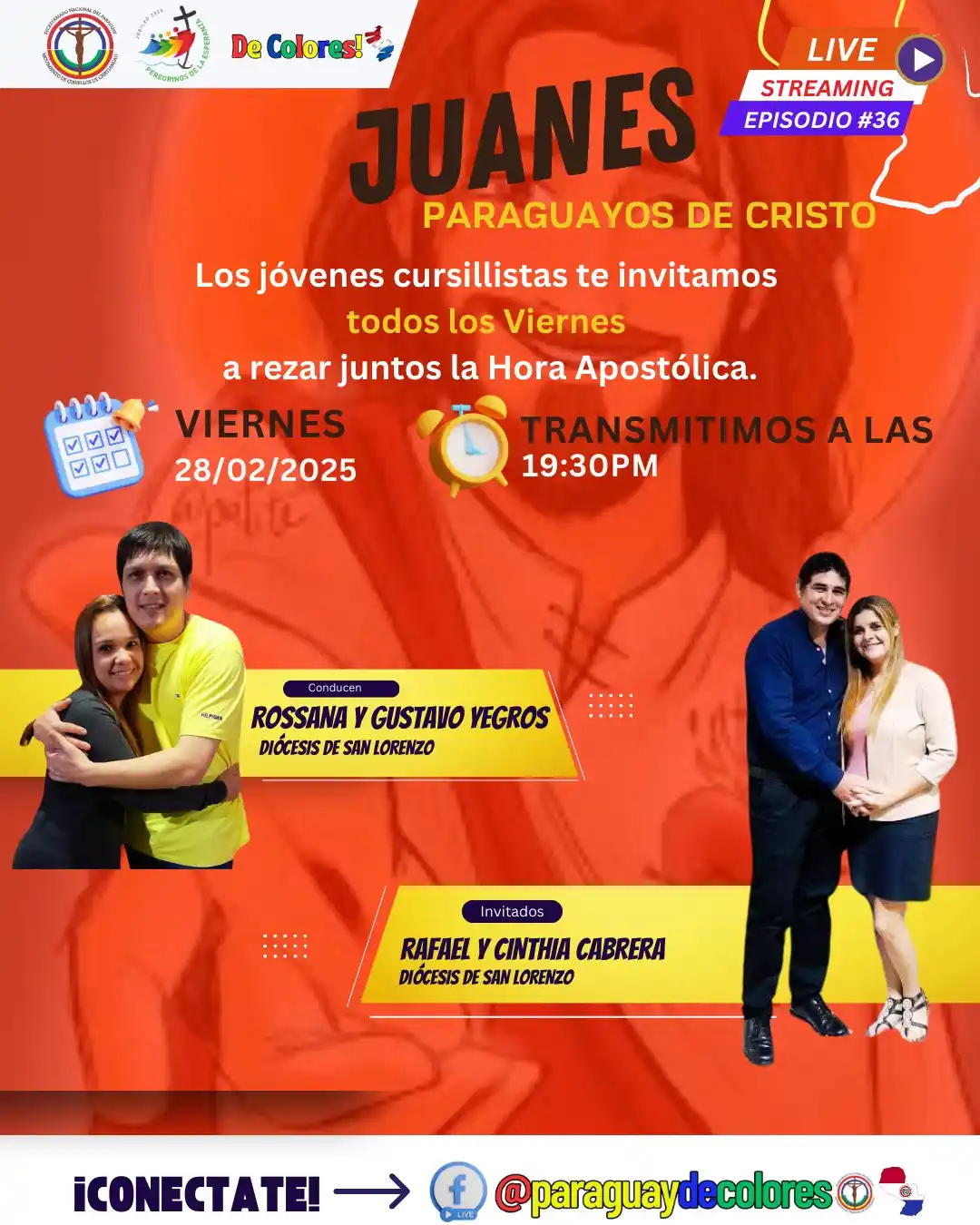 Image from Paraguay De Colores 🇵🇾 | MCC | Cursillos de Cristiandad: ¡De Colores!🌈 📲 Te invitamos a que nos acompañes en la transmisión...