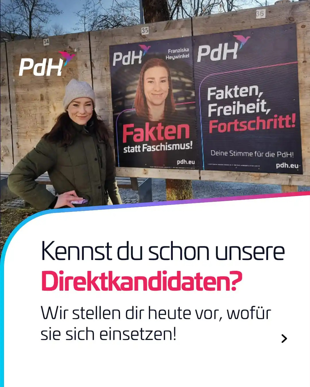 PdH — Fakten, Freiheit, Fortschritt post