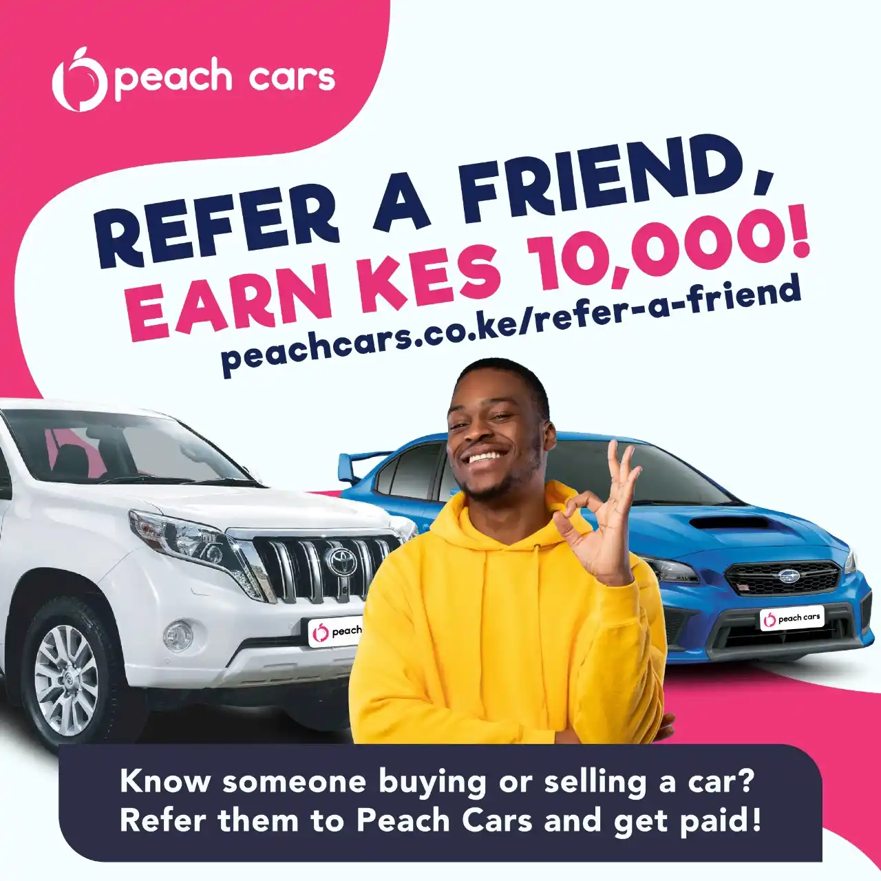 Peach Cars KE post