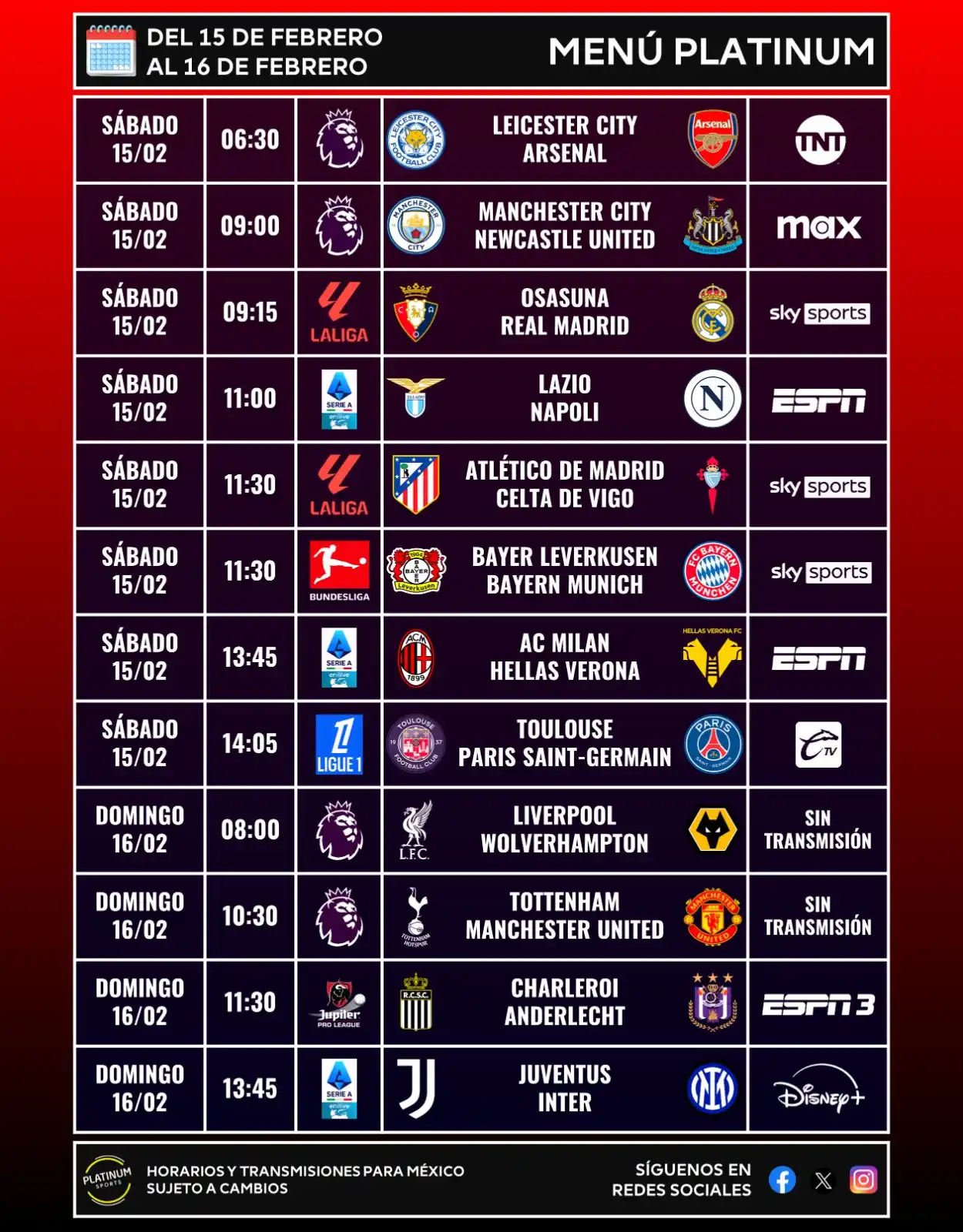 Image from PLATINUM Sports: ¡MUCHO FÚTBOL ESTE FIN DE SEMANA! ➤ Manchester City vs. Newcastle Uni...