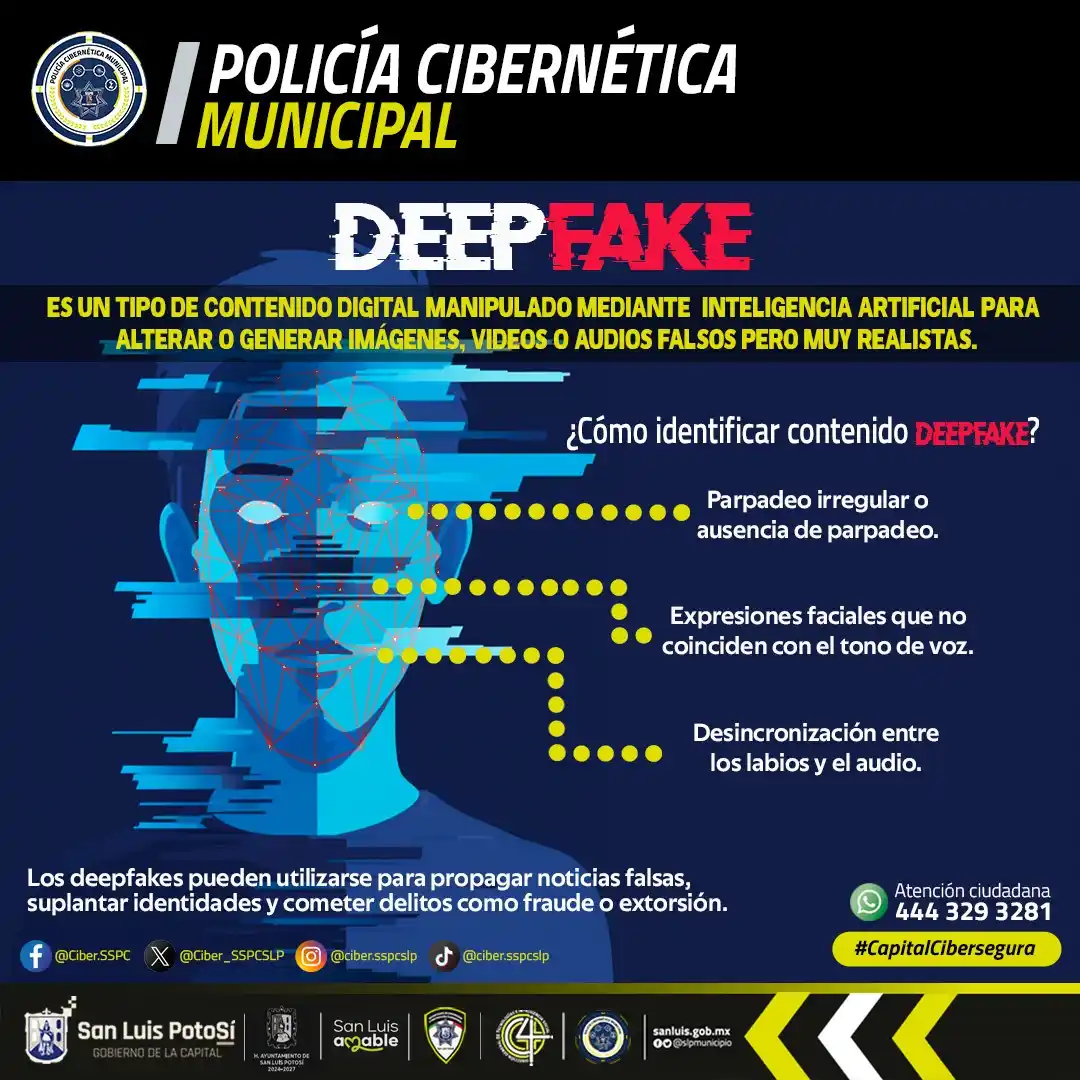 Policía Cibernética Municipal SSPC SLP post