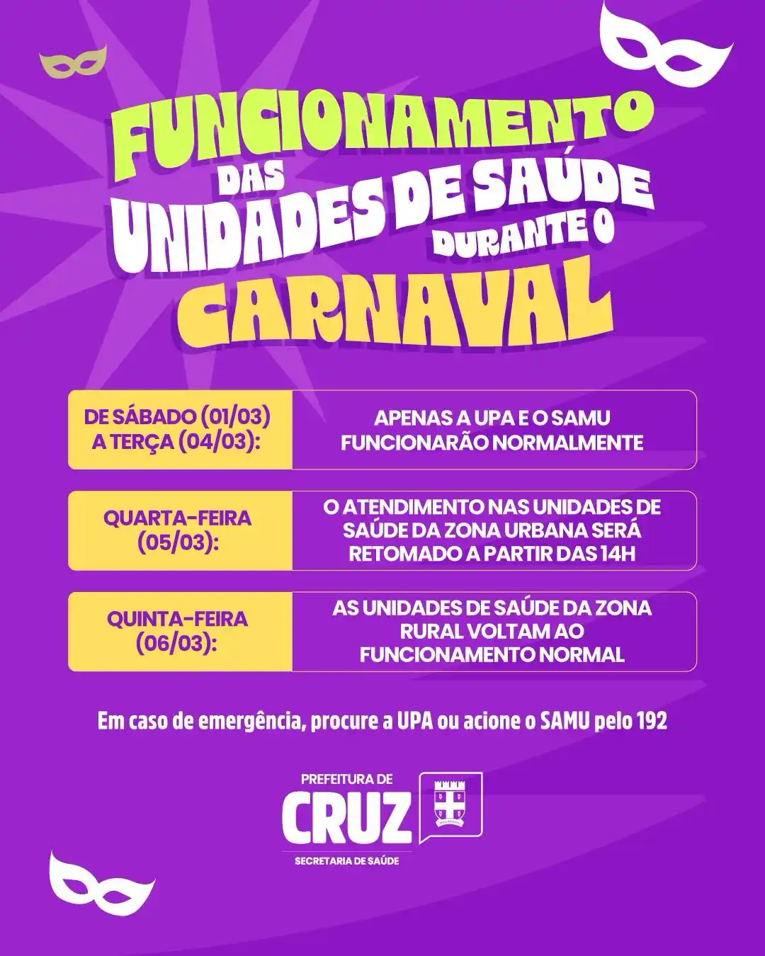 Prefeitura de Cruz post