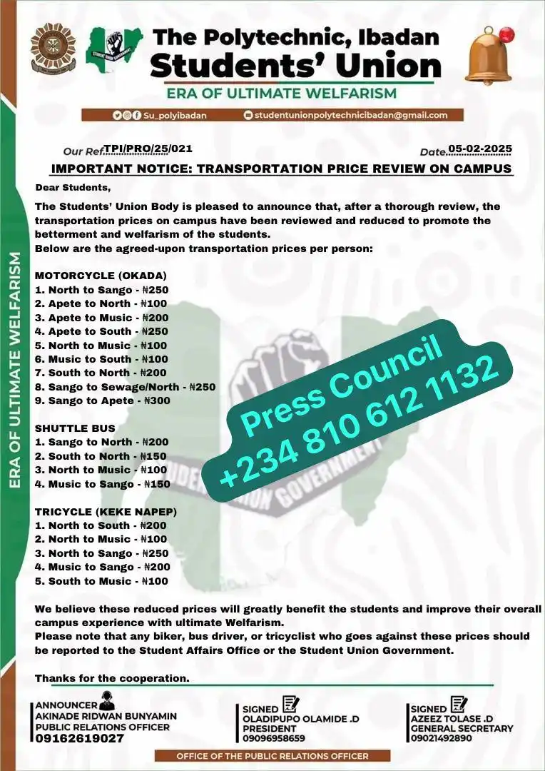 Press Council TPI post