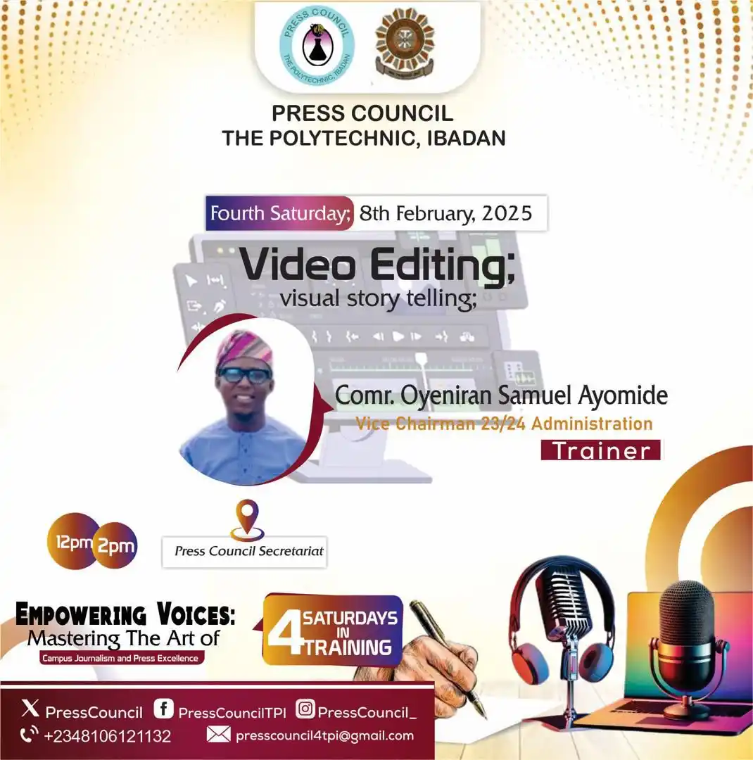 Image from Press Council TPI: It’s Third Saturday in training!!! Do you want to improve your editin...