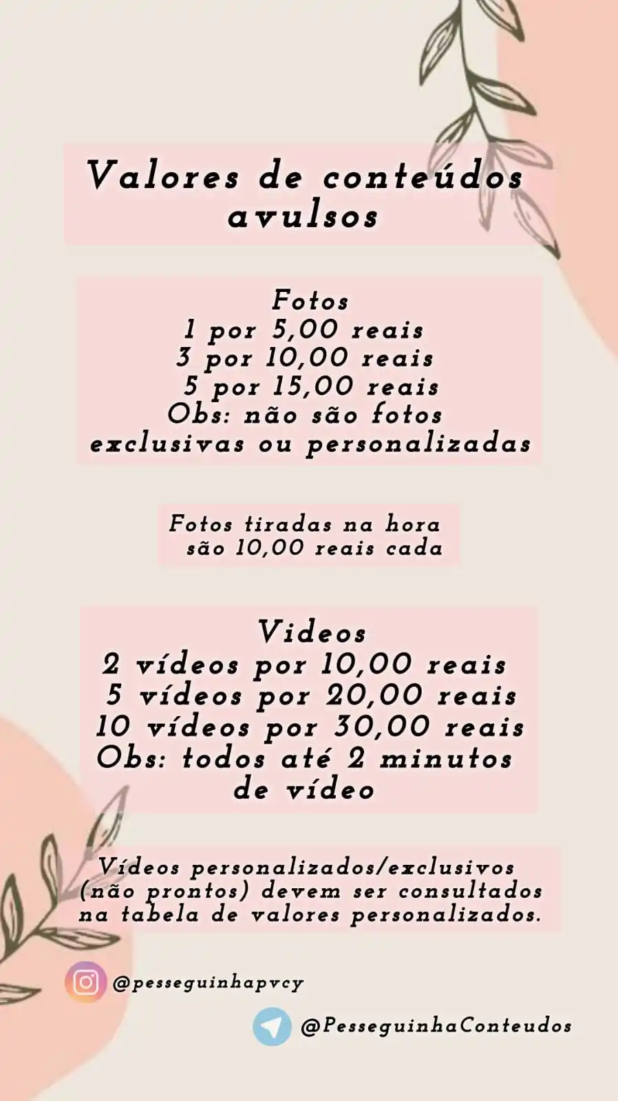 Prévias Pesseguinha 😈 post