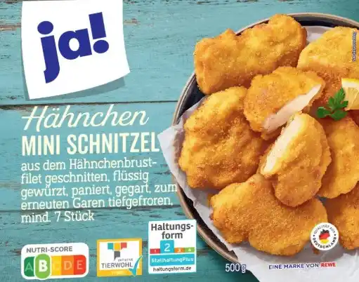 Image from Produktrückrufe & Verbraucherwarnungen ⚠️: *Rückruf: Fremdkörper – Hersteller ruft tiefgekühlte ja! Hähnchen Mini...