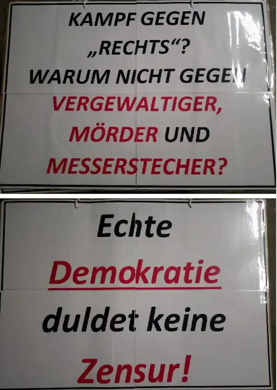 Protest Sachsen-Anhalt Mittelstand u. Co post