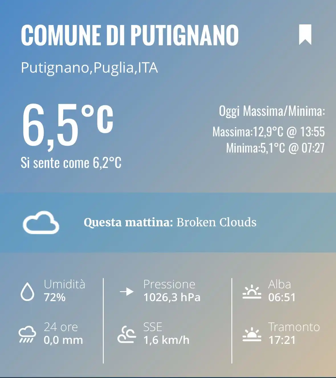 Protezione Civile Putignano post