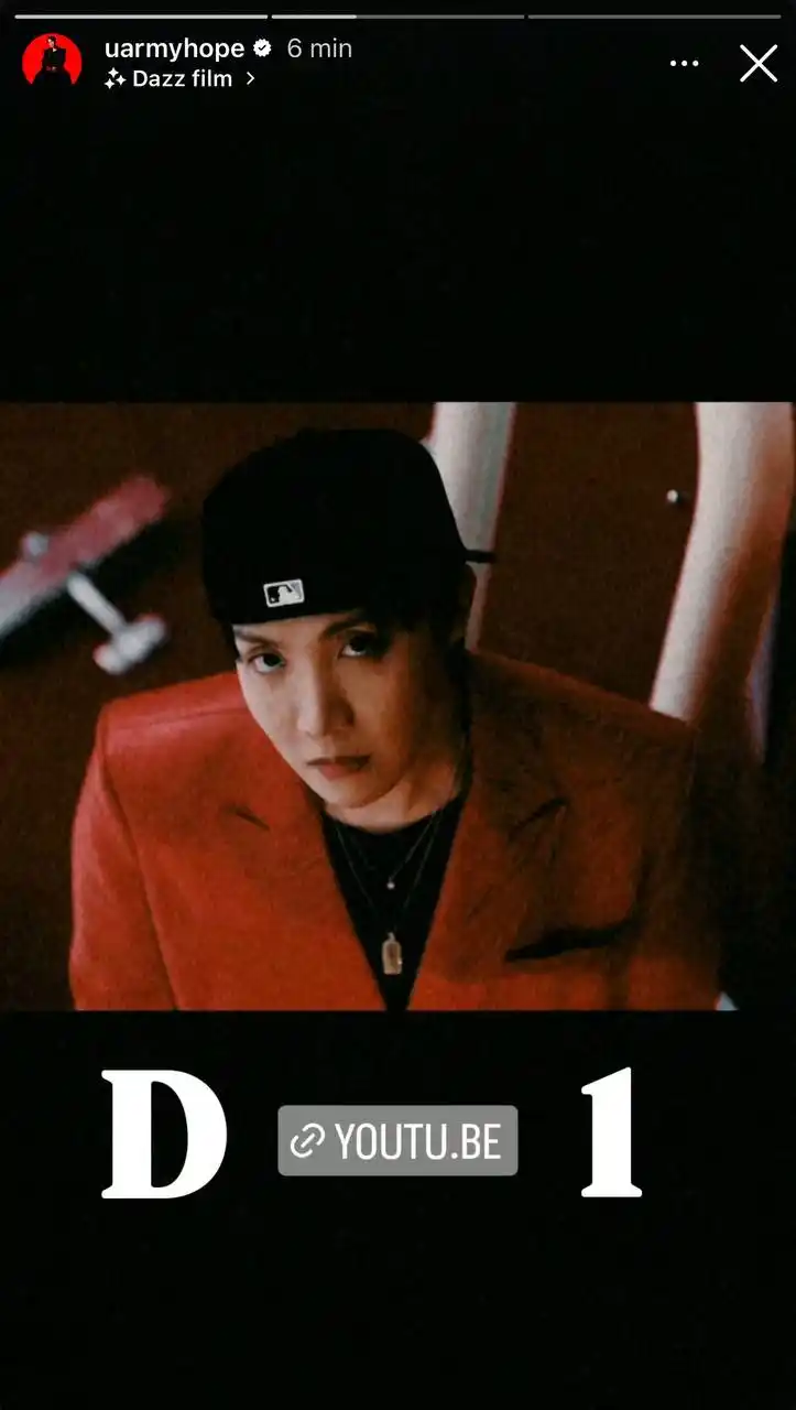 Image from PurplelineBTS: HISTORIA DE HOBI EN IG | 250227 🐿️: D-1 🔗 https://youtu.be/QwF91GSt...