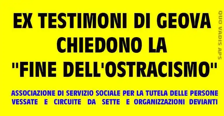 Image from Quo Vadis a.p.s. Associazione: https://www.quovadisaps.com/2025/02/28/ex-testimoni-di-geova-chiedono-...