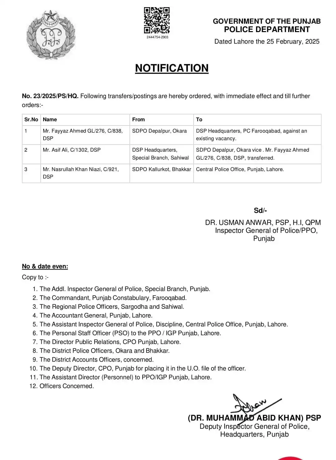 Rapid Information post