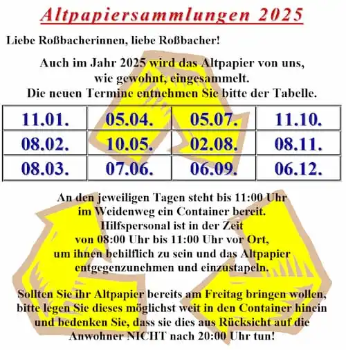 Roßbach Witzenhausen - „Niehjes ussem Dörfe“ post