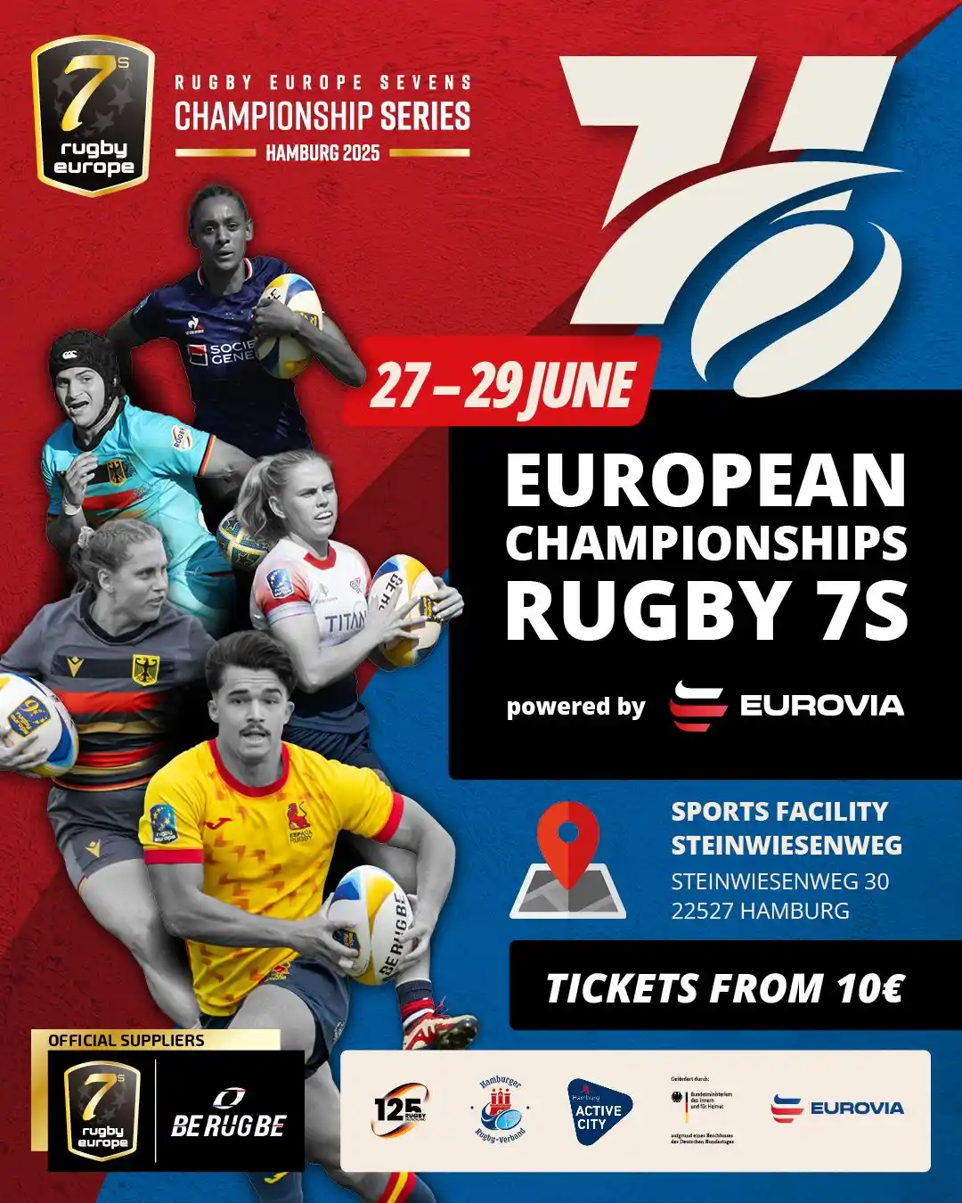 Image from Rugby Deutschland: Die Hamburg 7s sind zurück! 💥  Zum dritten Mal kehrt Europas Rugby-El...