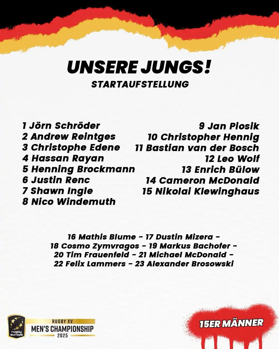 Rugby Deutschland post