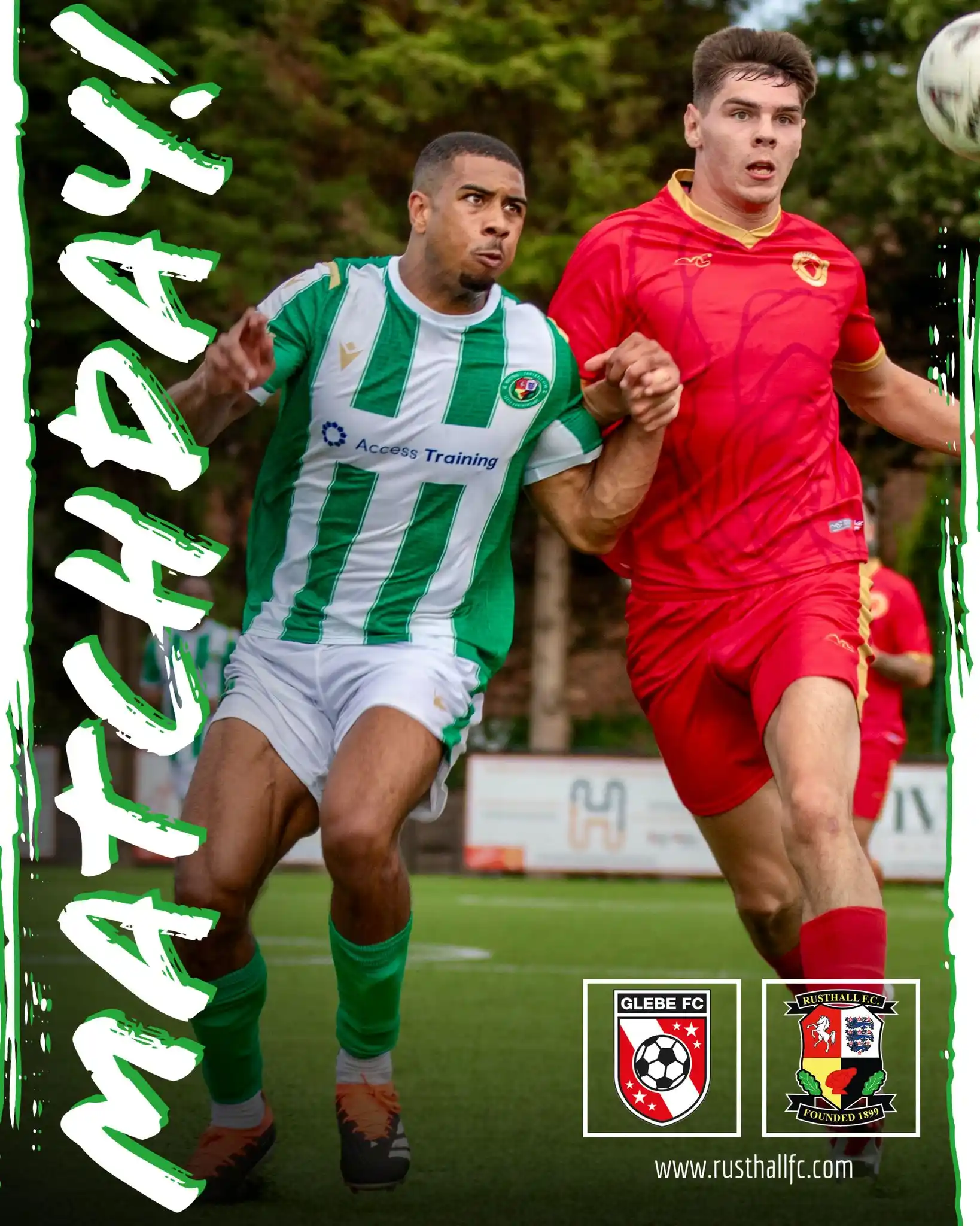Image from Rusthall FC: It’s 𝗠𝗔𝗧𝗖𝗛𝗗𝗔𝗬! 😁 We’re off to Foxbury Avenue this evening to...