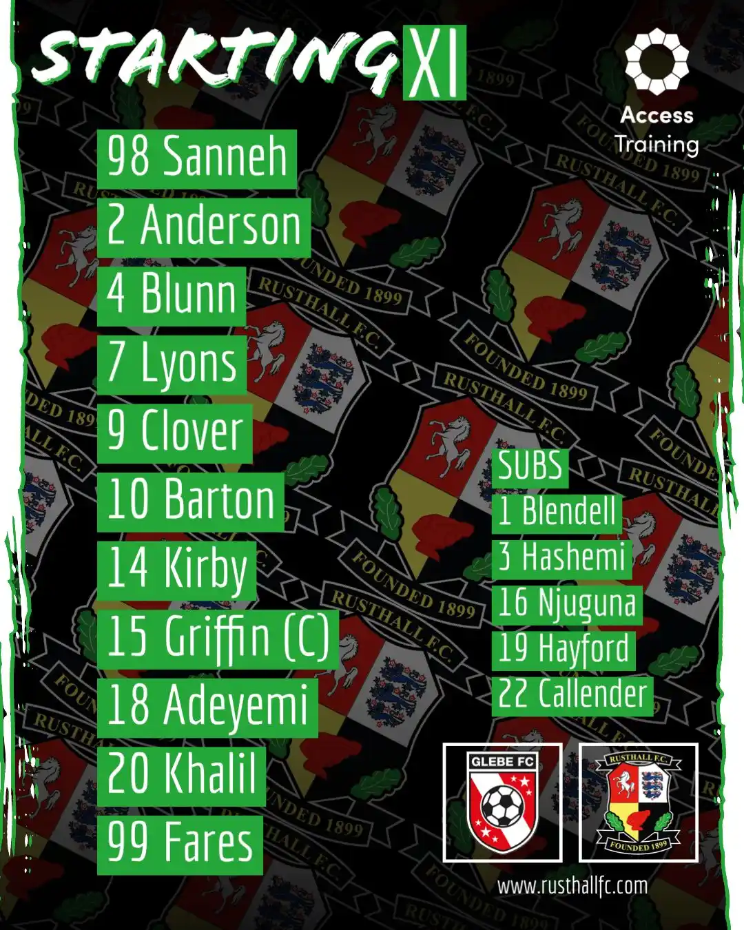 Rusthall FC post