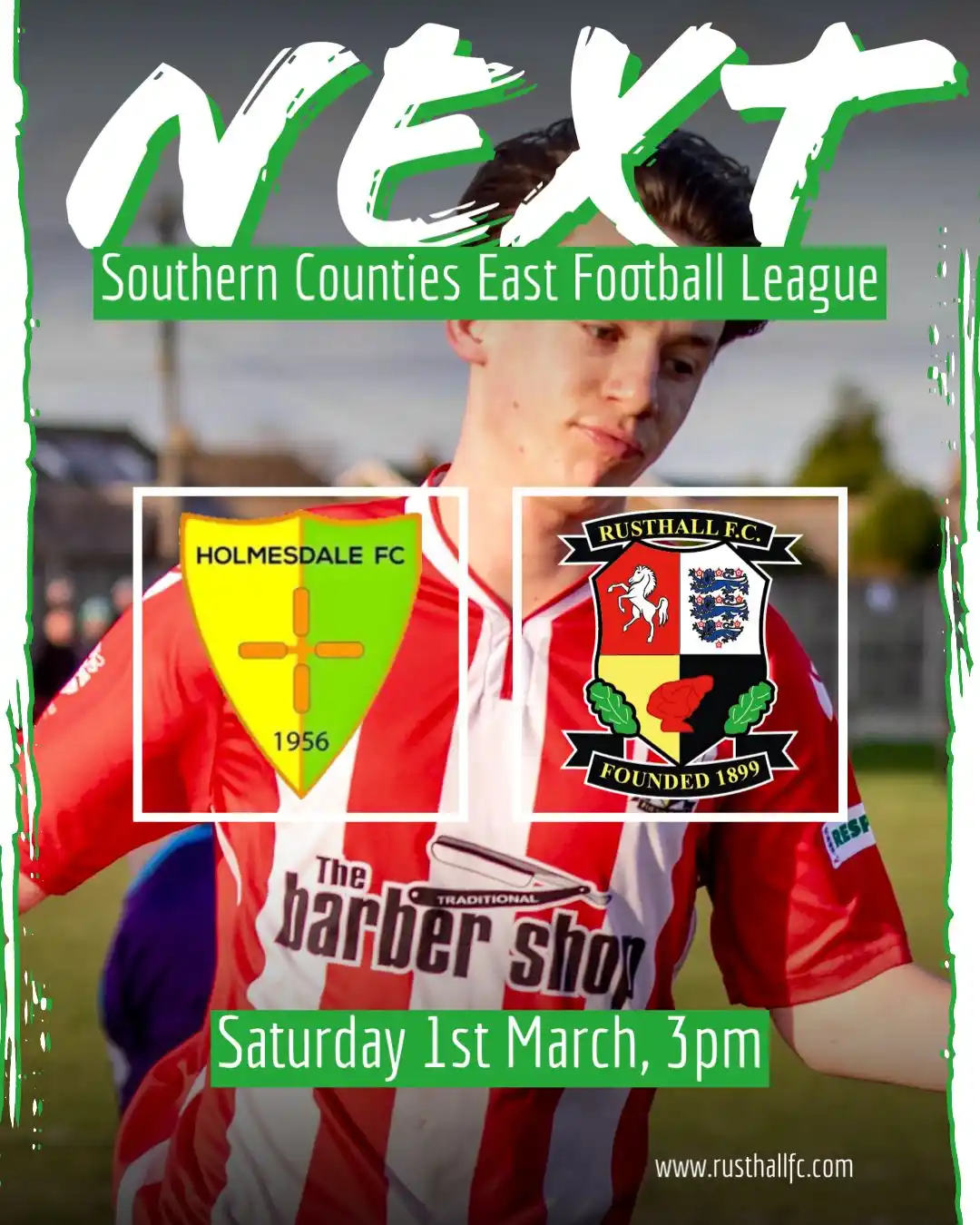 Image from Rusthall FC: We’re away to Holmesdale next! 💪 <a class="text-blue-500 hover:under...